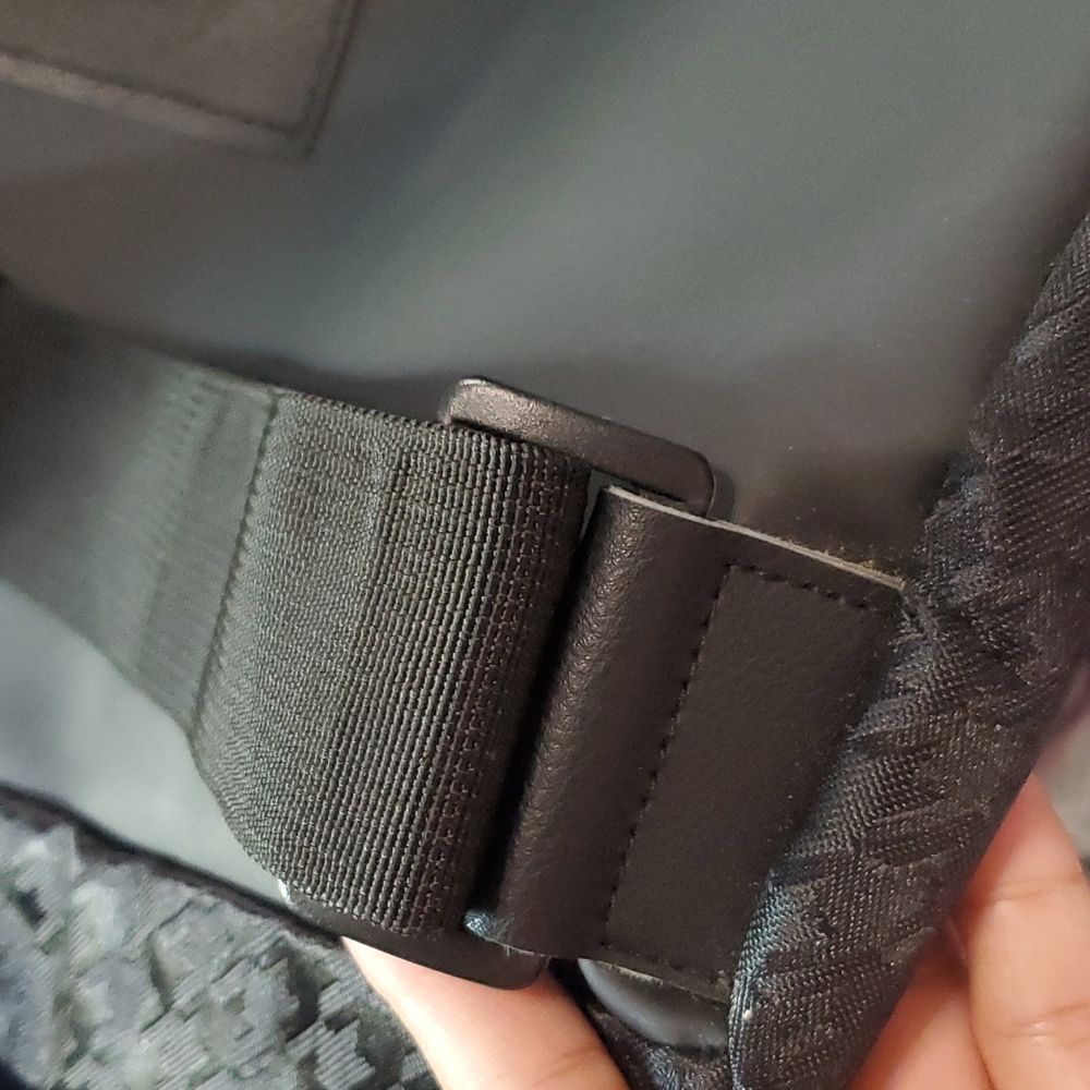 Tanger Black Houndstooth Patterned Backpack - image 7